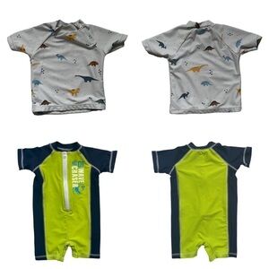 NWOT Baby Swim and Rash Guard Bundle 3-6 M 2 Pieces